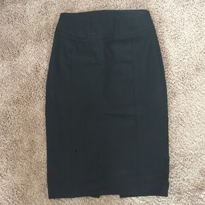High-waist pencil skirt, size 4.